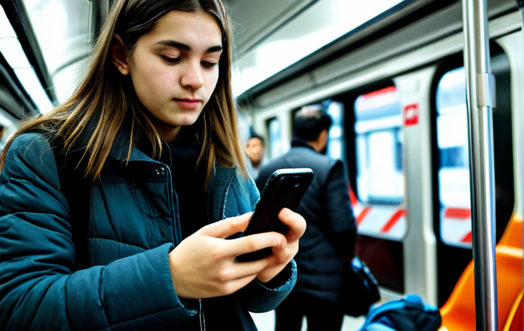 미래형 콘텐츠 소비 트렌드 - Modern Content Consumption**
A young adult, fully clothed in stylish casual wear appropriate for Is...