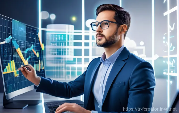 AI와 콘텐츠 제작의 융합 - **Prompt 1: AI as a Creative Muse for a Content Creator**
    "A vibrant and engaged content creator...