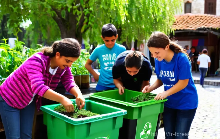 디지털 커뮤니케이션 전략 - **Prompt:** A warm and inviting scene inside a contemporary Turkish cafe. A young woman, approximate...