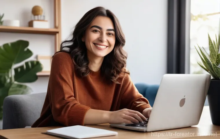 미래 크리에이터의 필수 능력 - **Digital Navigator of Tomorrow**
    A focused young Turkish content creator, wearing smart casual ...