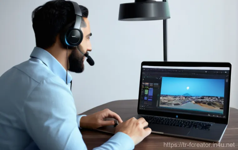 미래 크리에이터의 필수 능력 - **Authentic Voice, Thriving Community**
    A warm and engaging Turkish content creator, a woman in ...